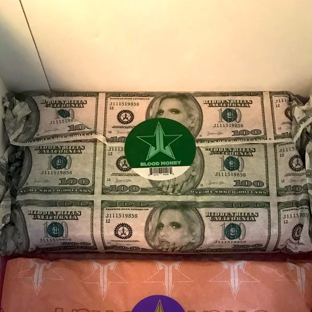 Blood Money Pallet by Jeffreestarcosmetics